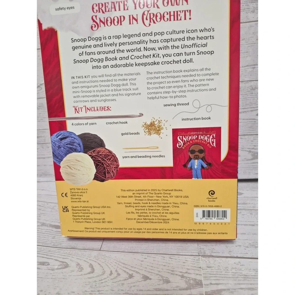 Snoop Dogg Book & Crochet Kit